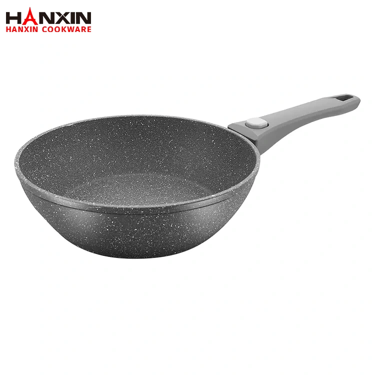 Aluminiumgeschmiedete, antihaftbeschichtete Frittierpfanne