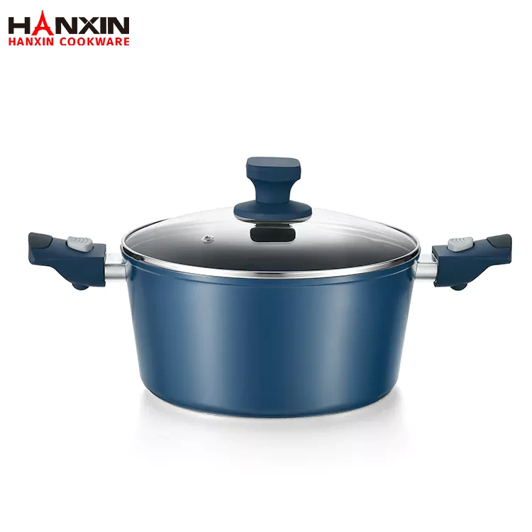 Aluminiumgeschmiedeter, antihaftbeschichteter holländischer Ofen