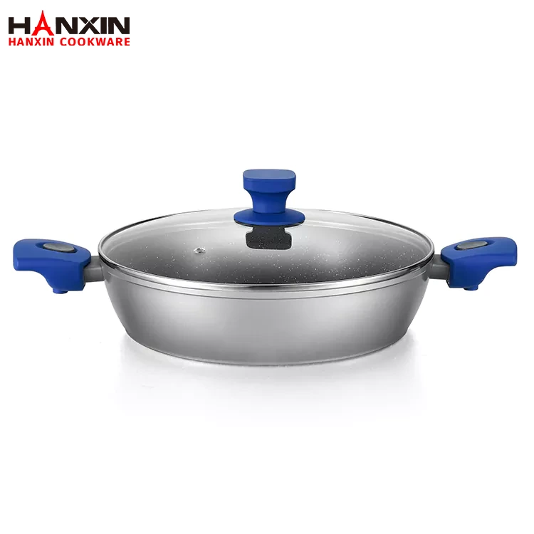 Aluminium-Antihaft-Bratpfanne mit Induktionsboden